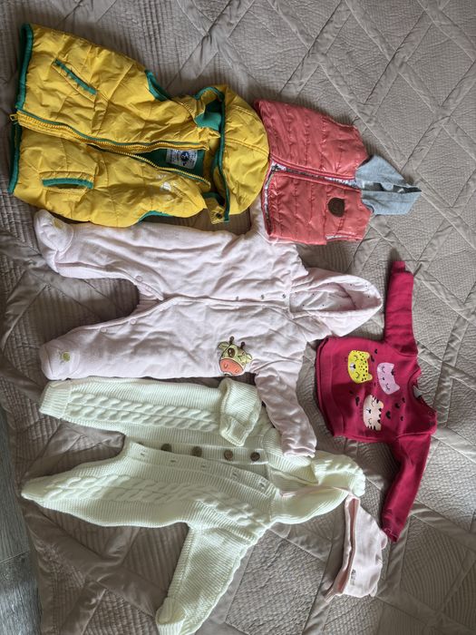 Вещи для девочки 0-6-9мес