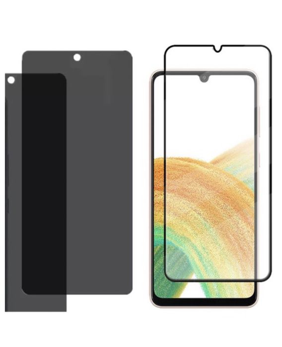Samsung A25/A15/A13/A14/A16/A36/A56 Folie Sticla Curved 6D Privacy Ade