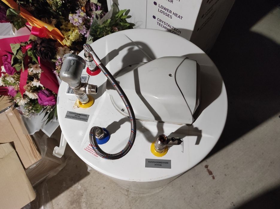 Хоризонтален Бойлер Елдом лява серпентина 80 литра