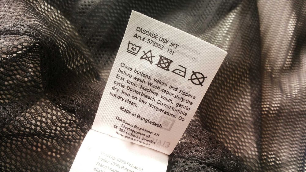 DIDRIKSONS CASCADE USX Jacket Waterbroof Breathable размер L яке водонепромокаемо дишащо - 296