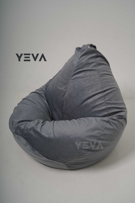 Bin Beg, Бин Бэг, Бин Бег, Бинбег, Binbeg, Кресло-мешок (Грей)