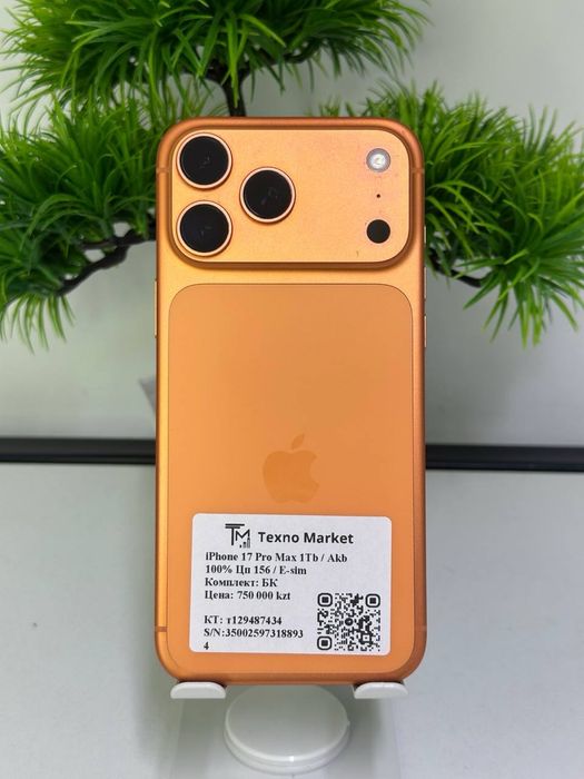 IPhone 17 Pro Max 1Tb / Akb 100% Цп 156 / E-slm