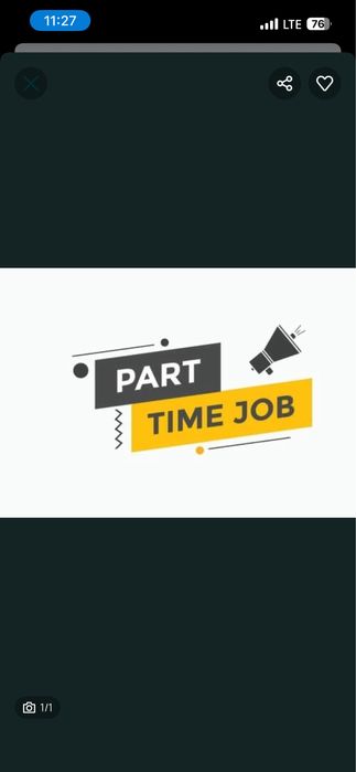 Caut job part time