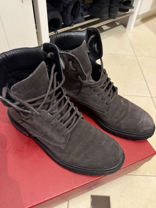 Мъжки боти естествена кожа HUGO BOSS