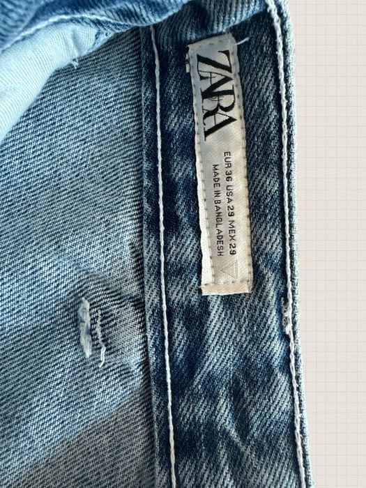 Мъжки сини дърводелски дънки Zara