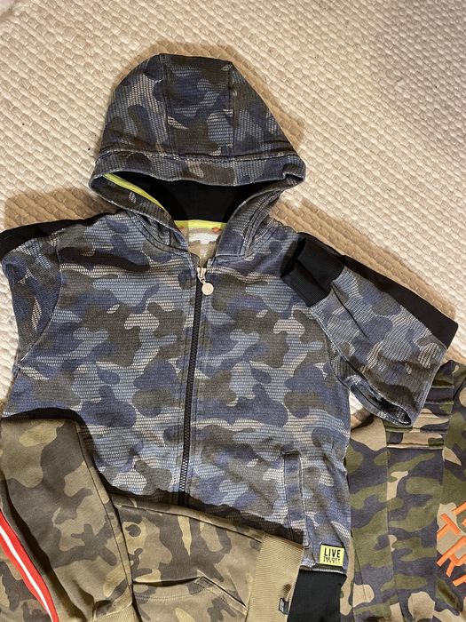 Детски камуфлажни суитчери Zara, Boboli, Next 122см