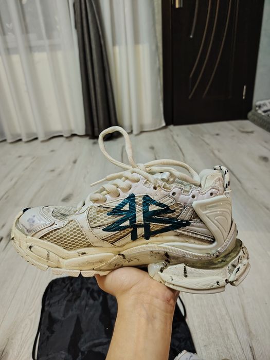 Vand Balenciaga Runners Blue Graffiti