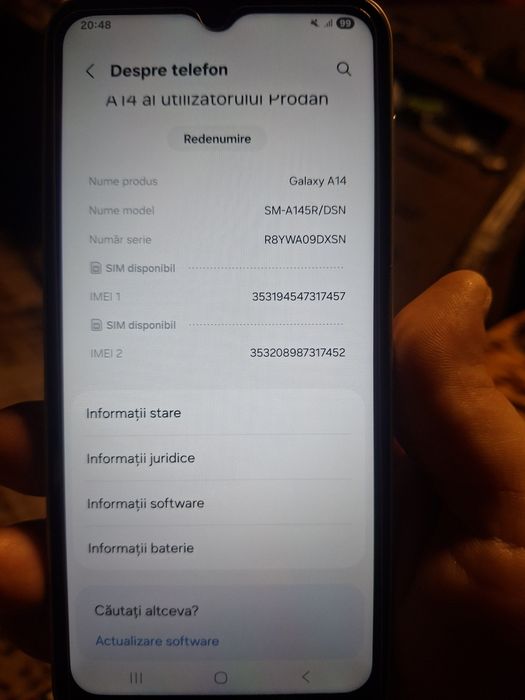 Samsung galaxy A14 aproape nou