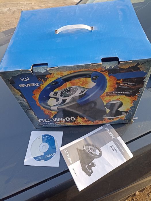 Игровой руль с педалями и КПП