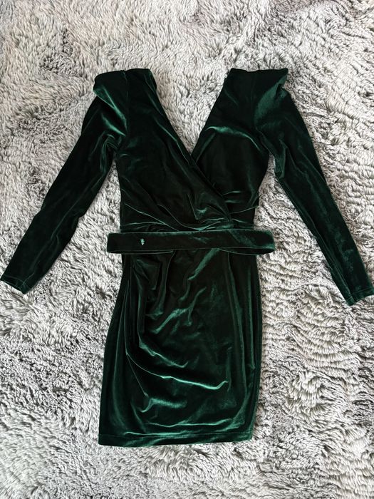 Зелена рокля Christine fashion