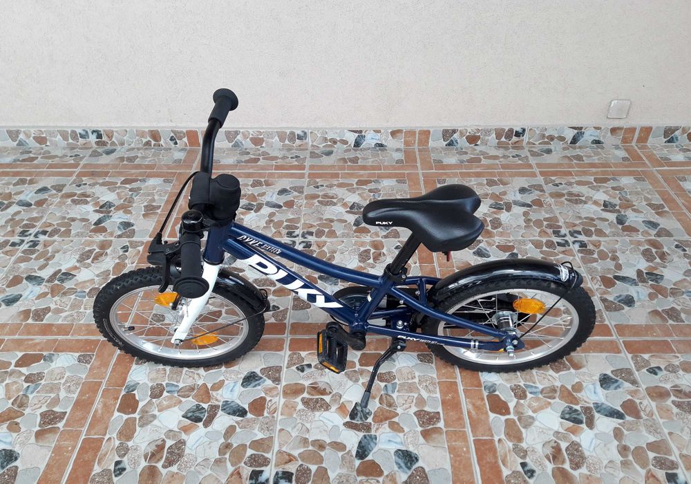 Bicicletă pentru copii 16’ PUKY CYKE 16-1, ALUMINIU – albastru