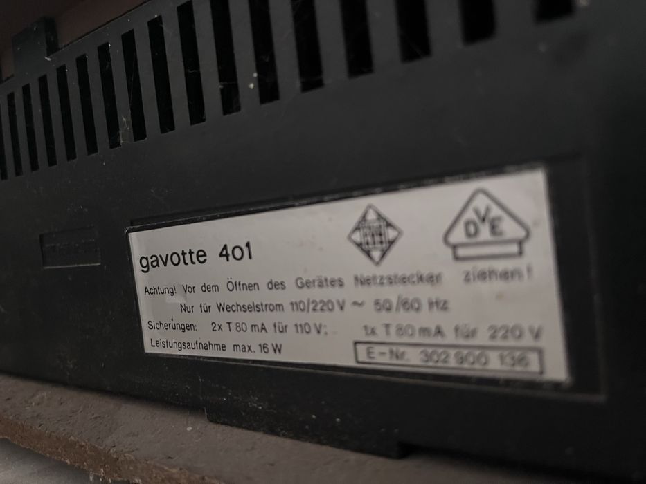 Telefunken gavotti 401