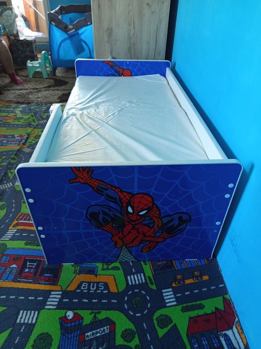 Pat copii Spiderman 144x76 cm