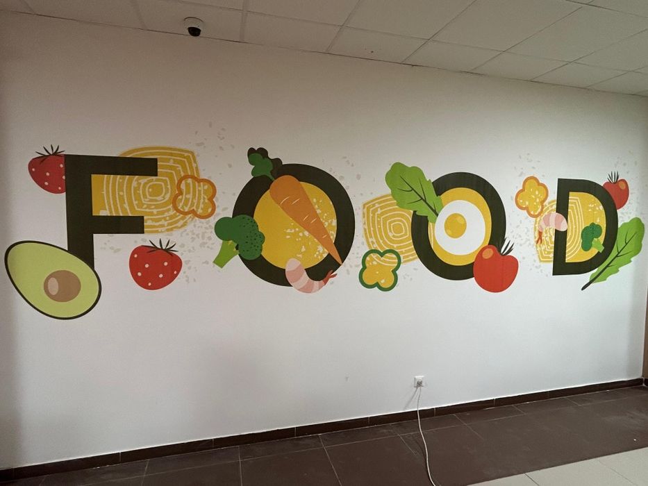 Настенным принт картины, роспись стен