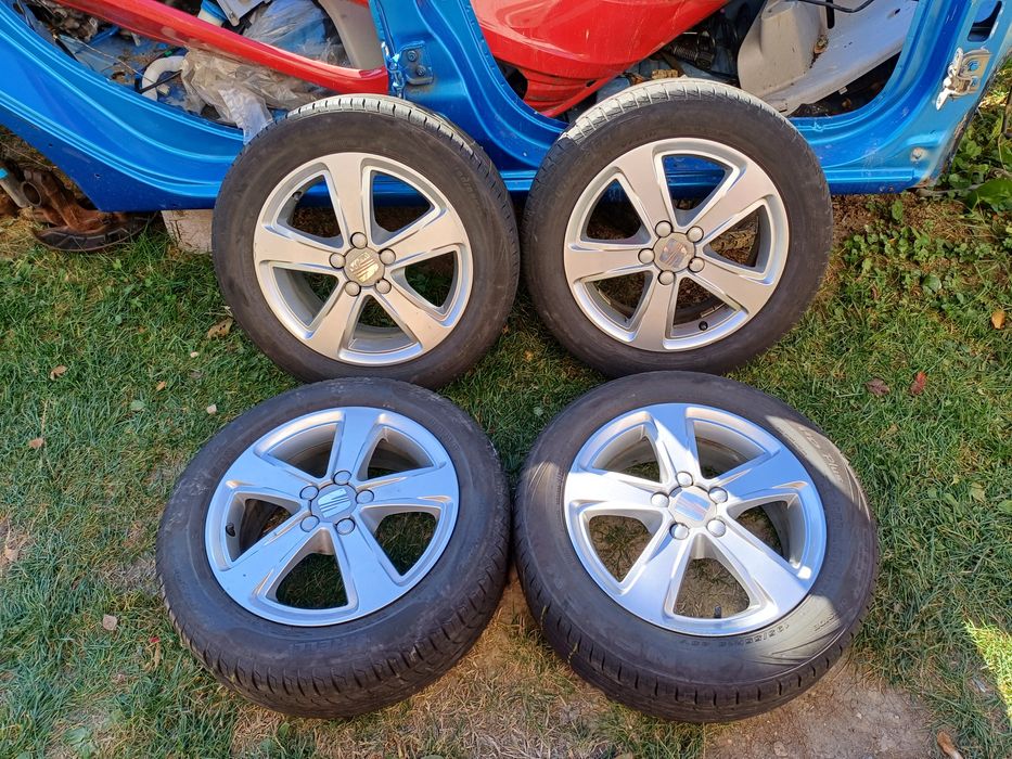 Jante aliaj 15"orig.Seat Ibiza, Vw polo, Skoda fabia anv.Vara