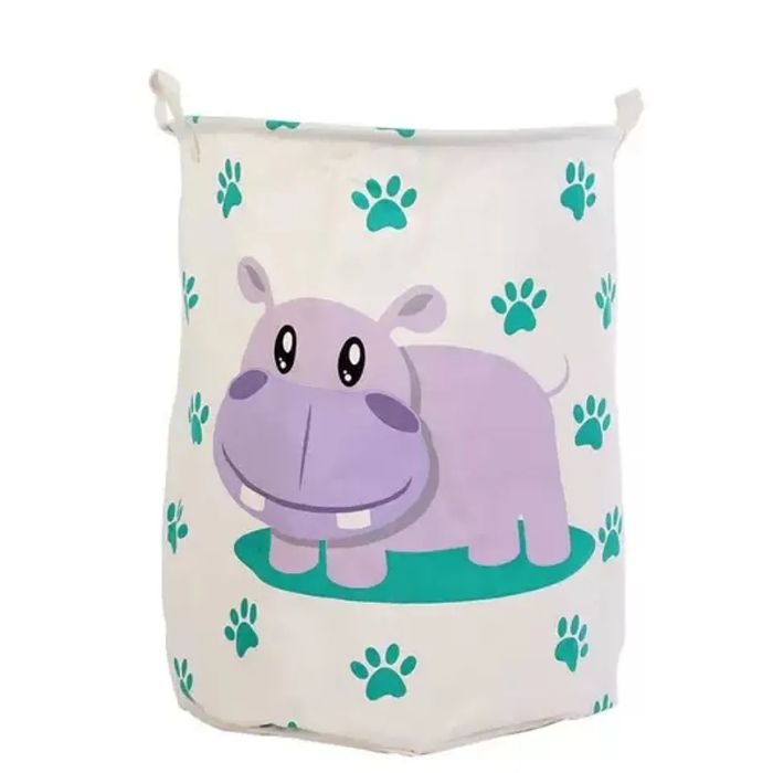 Корзина для игрушек круглая