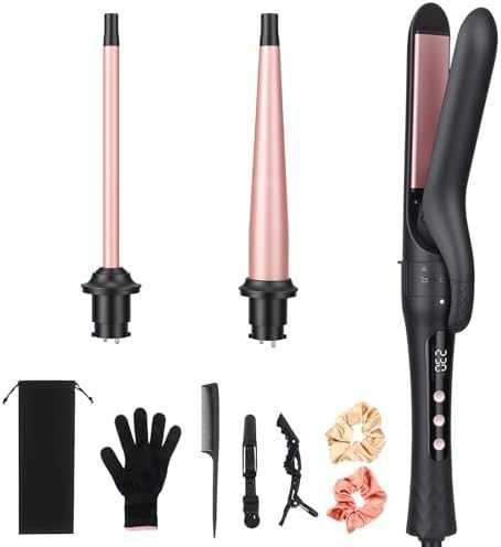 Нова Маша коса 3 в 1 преса къдрици вълни 14 температури жени прическа