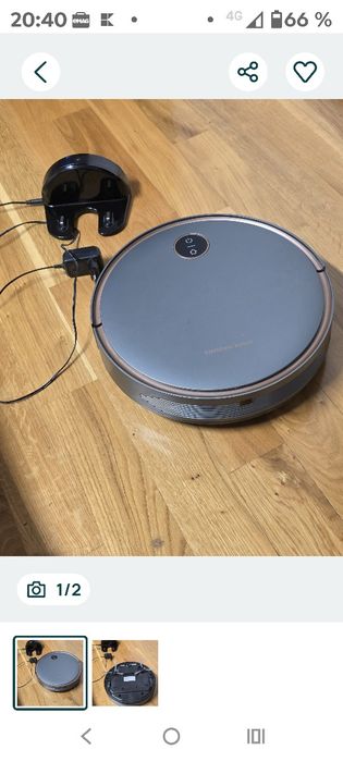 Aspirator robot cu stație de încărcare