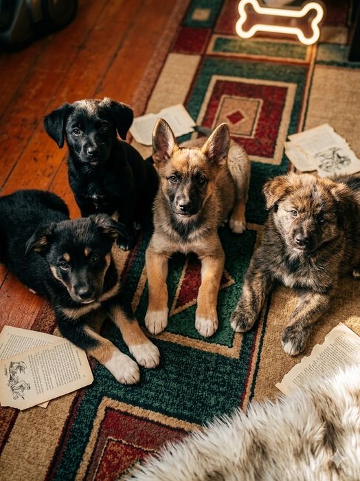 Мальчик 2 месяца метис самоеда