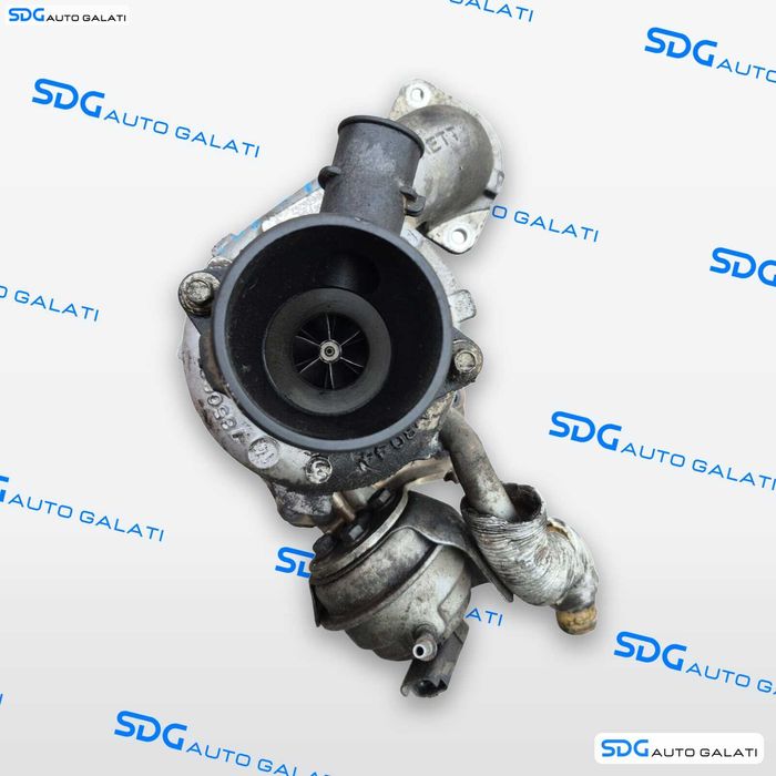 Turbo Turbina Turbosuflanta Citroen C2 1.6 HDI 2005 - 2009 Cod 9686120680 [C7881]