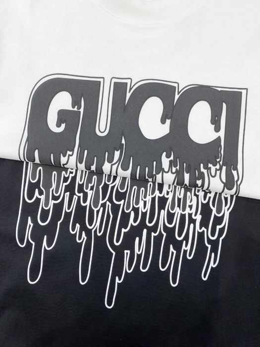 Tricou Gucci Dripp Alb si  Negru !