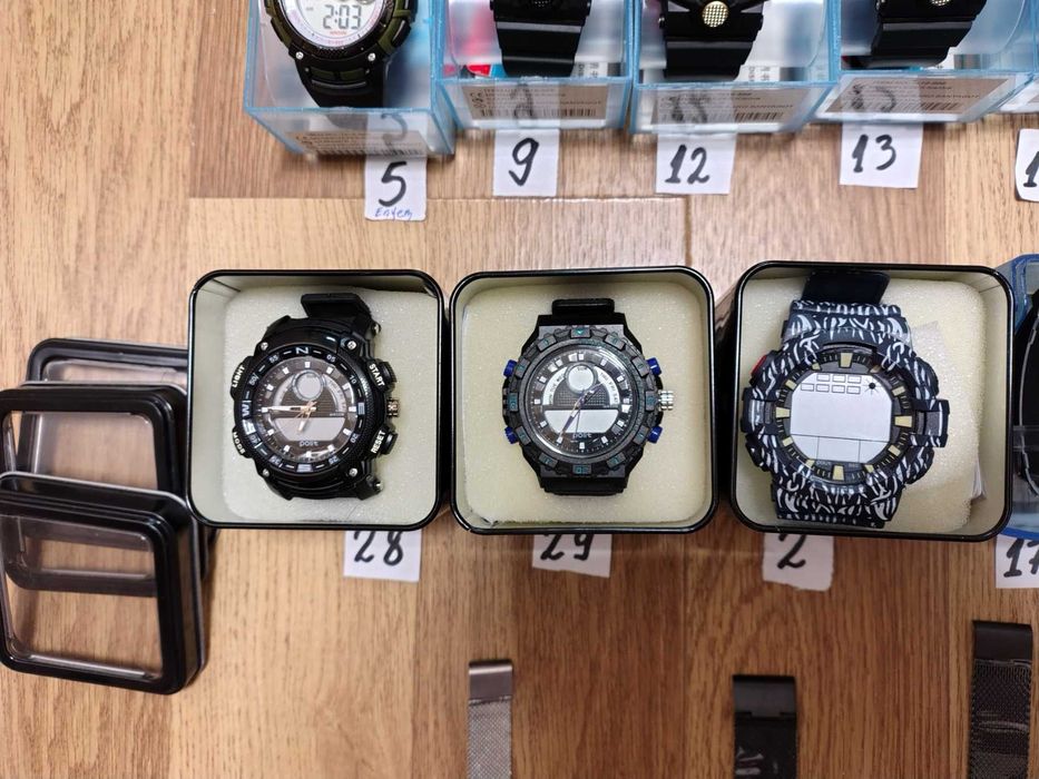 Ceasuri de mana curea silicon si otel inoxidabil