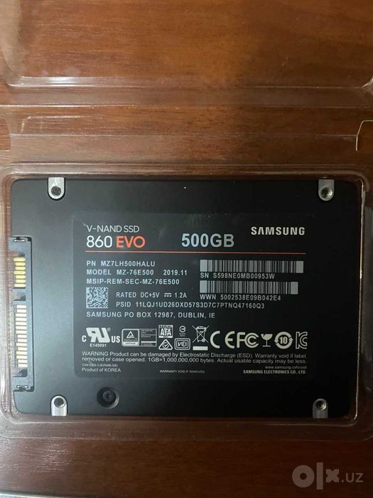 SSD Samsung 860 EVO 500Gb SATA
