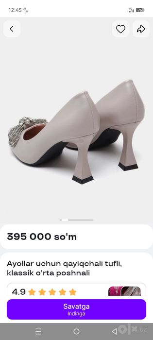 ayollar oyoq kiyimi tufli kablok