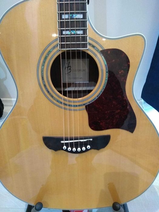 Chitara solidtop Harley Benton CLJ-503CE WN + accesorii