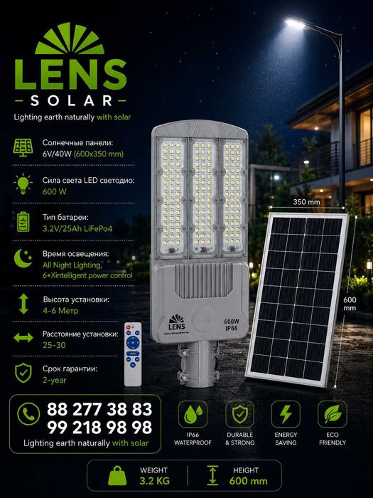 Lens solar-lead quyosh panel