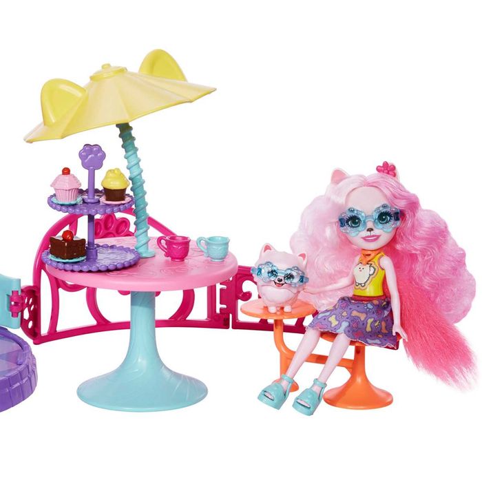 Enchantimals апартамент в града с кафене Къща с кукла