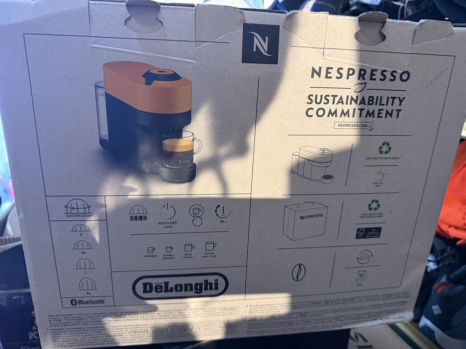 Aparat de cafea cu capsule DeLonghi Nespresso Vertuo Pop - Mango
