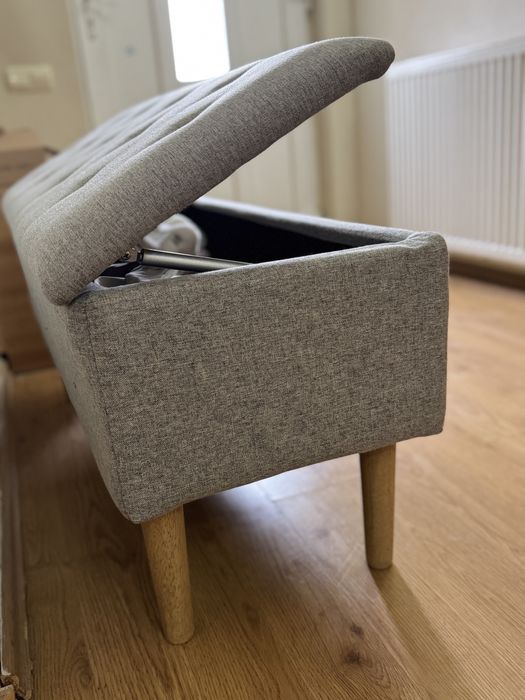 Banca cu lada de la Jisk stare foarte buna arata exact ca in poze