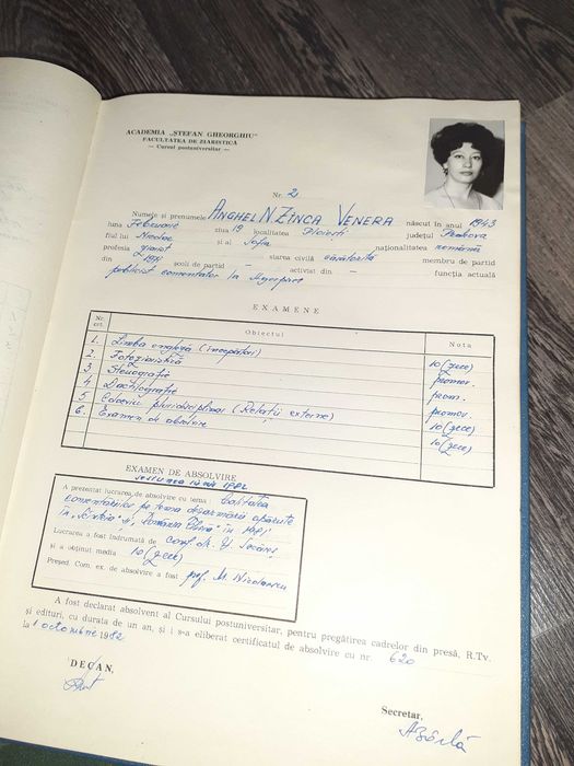 Academia Stefan Gheorghiu cataloage "Ziaristica" 1979/80 și 1981/82