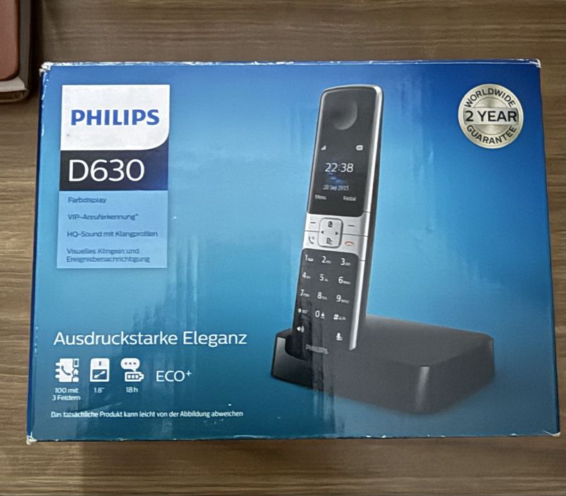 Домашный телефон Радиотелефон Philips D630 philips D6301B/38