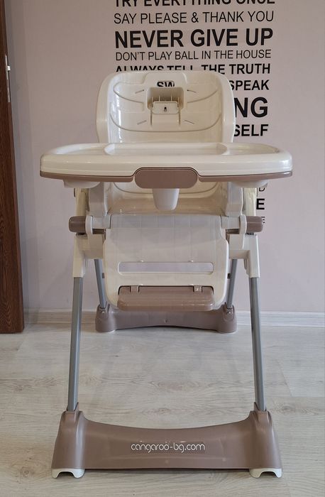 Детски стол за хранене Cangaroo PARTY MIX, Бежов, 6+