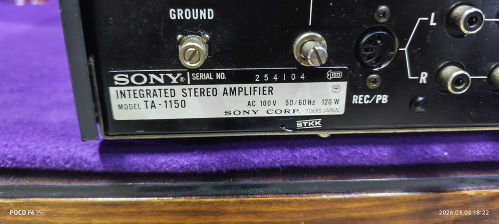 Усилитель SONY TA-1150 в идеально состоянии