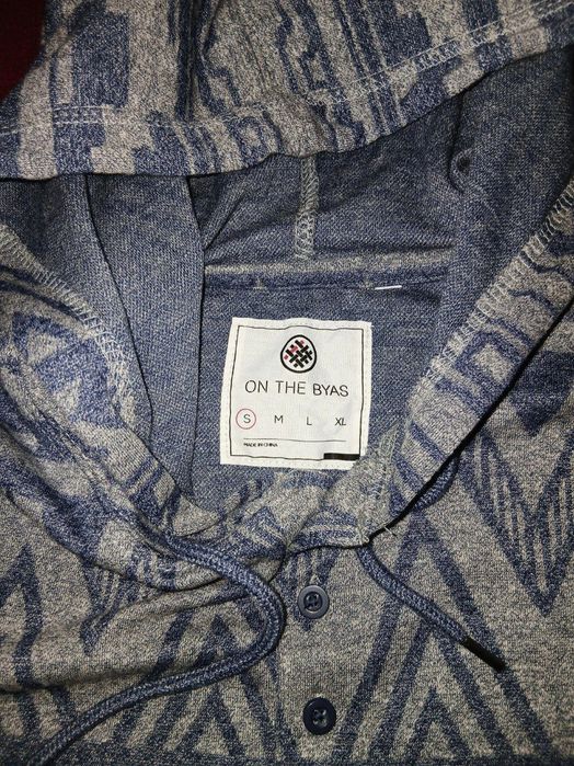 Из США, мужская толстовка с капюшоном ON THE BYAS.