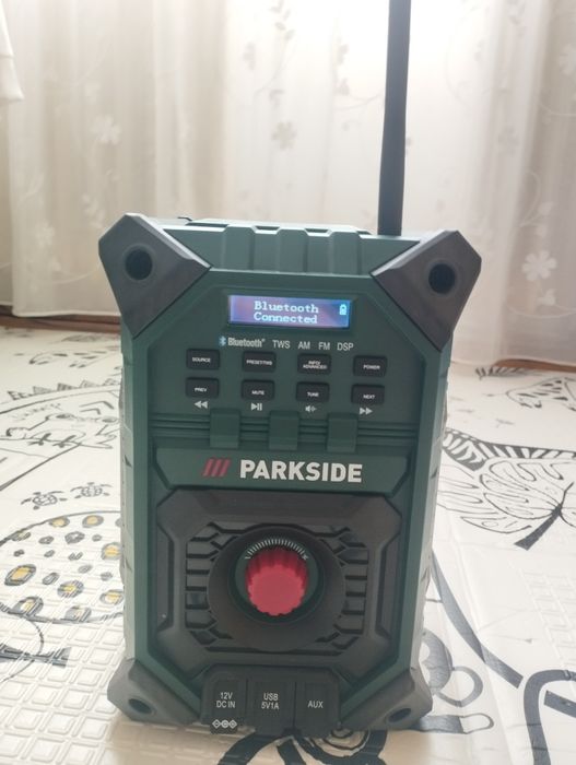 Boxa santier cu radio Parkside 12V/20V