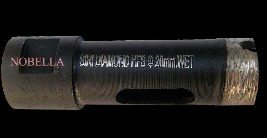 Диамантена боркорона - Ø 35 мм. за ъглошлайф, други от Ø 6 до Ø 110 мм