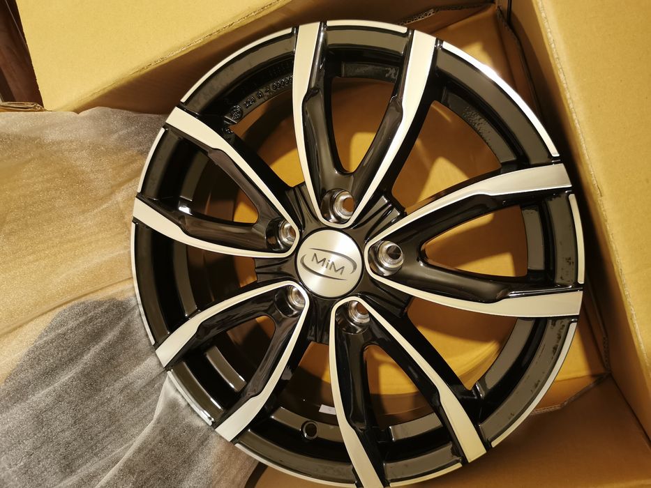 Vand jante de aliaj marca MiM 5x112 pe 16 black-polis