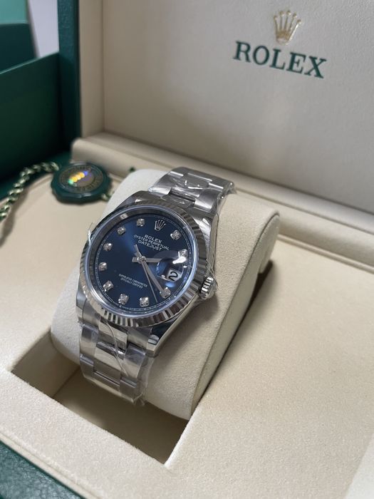 Часовник Rolex Datejust ll 36 Steel & White Gold Blue Diamond Dial