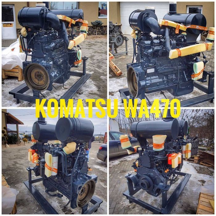 Motor Komatsu SAA6D125E pentru incarcator frontal Komatsu WA470-5