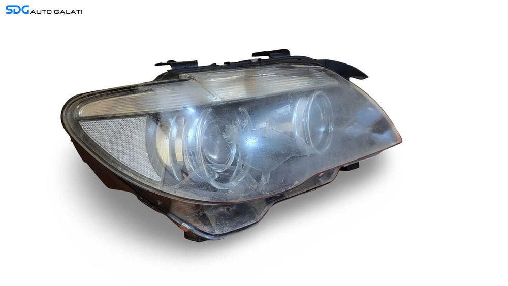 Far Dreapta cu Lupa si Xenon EUROPA FARA Droser BMW Seria 7 E65 E66 Facelift FL 2005 - 2008 Cod 6937242 6907488 [L4787]