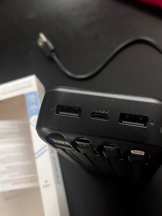 Външна батерия STELS Q90, PowerBank, 30000mAh, Черен НОВ!!!