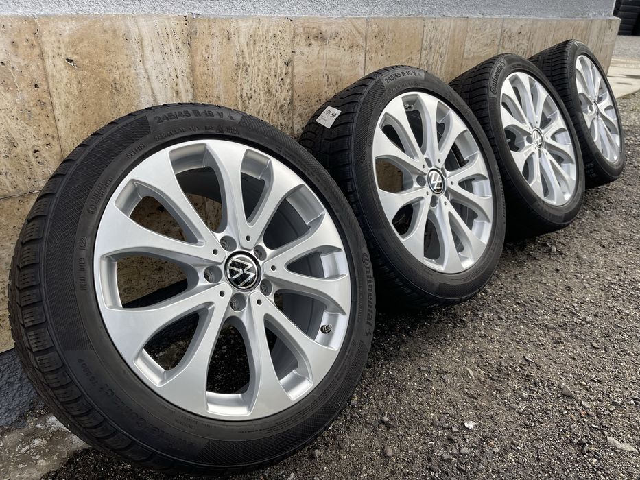 Jante Roti 18 Skoda Superb 3 Scout VW Passat B8 Anvelope 245 45 R18