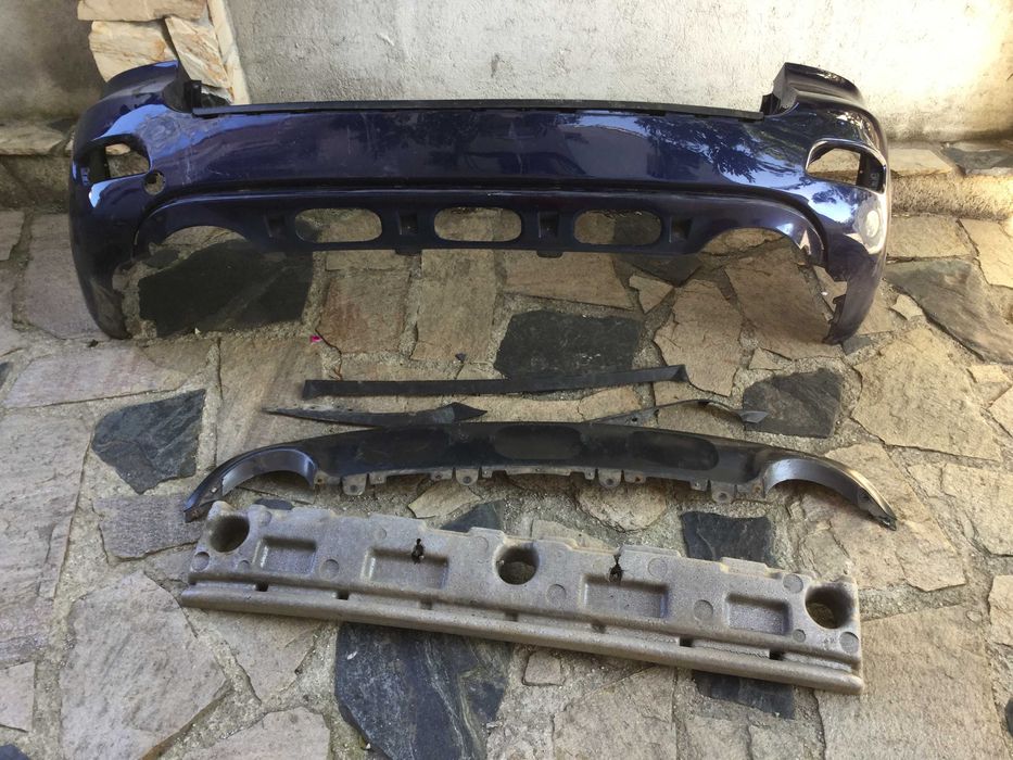 Оригинална задна синя броня за HYUNDAI SANTA FE 2 ( 2006 - 2009 г. )