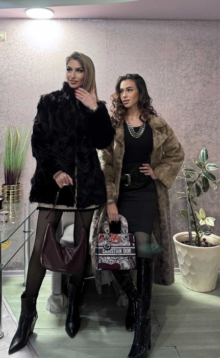 Палто от естествен косъм