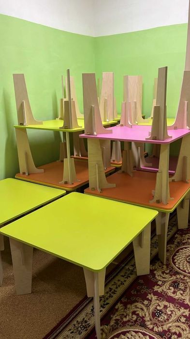 Мебель для детских садов. Столы и стулья