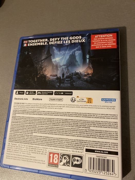 Dragon Age the Veilguard PS5